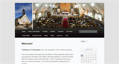 Desktop Screenshot of missionecattolicaannunziata.org